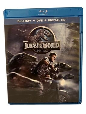 Universal Jurassic World Blu Ray DVD Digital HD Action Movie Chris Pratt Dino